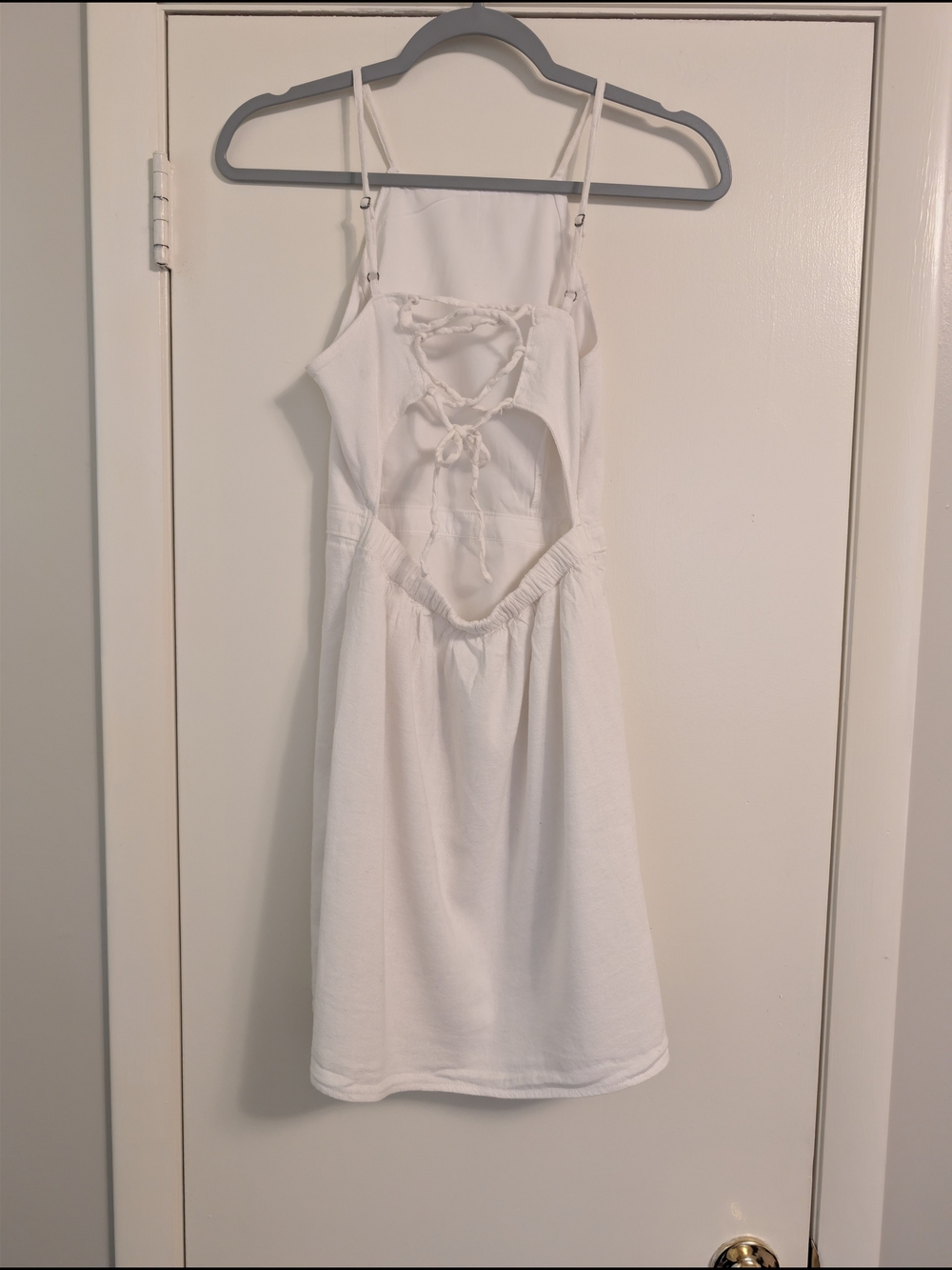 Hollister Women's White Summer Dress - Size XS - Picture 2 of 3